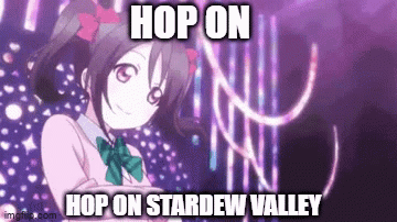 Nico Yazawa Dancing Hop On Stardew Valley GIF