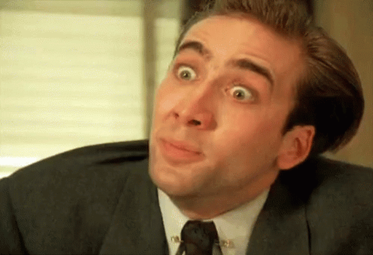 Nicolas Cage Bright Eyes Loop GIF