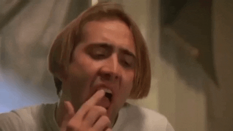 Nicolas Cage Cleaning Tooth Pedro Pascal GIF
