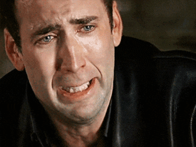Nicolas Cage Face Off Scene He Is Crying GIF