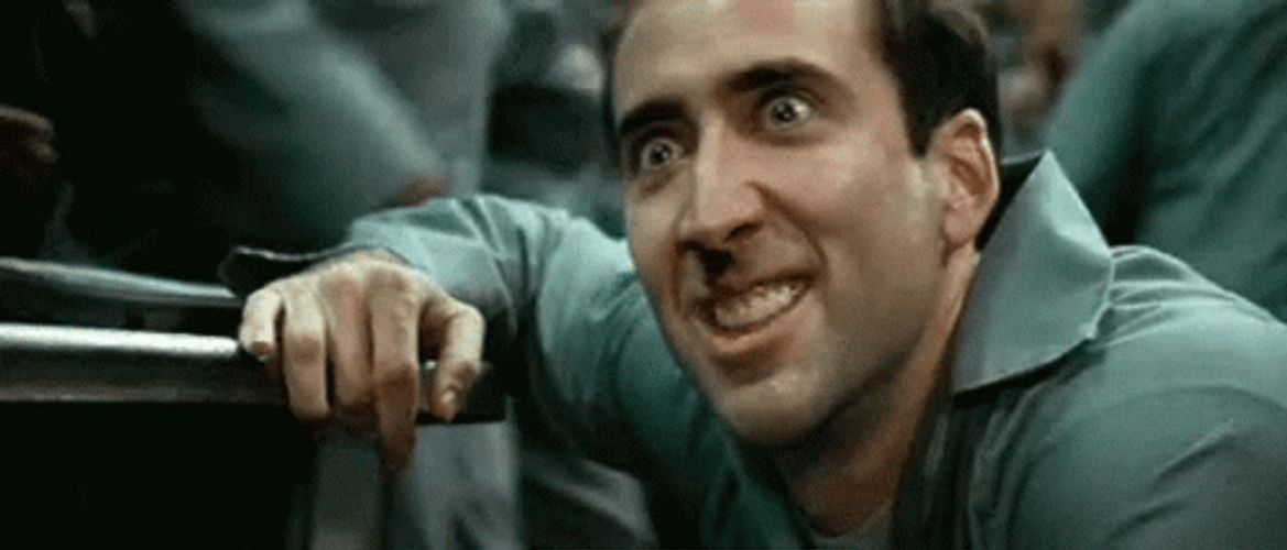 Nicolas Cage Funny Face GIF