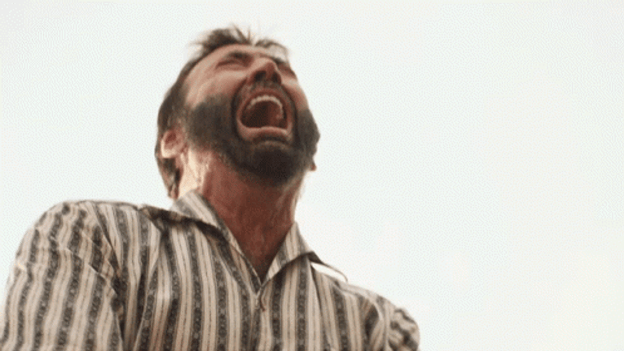 Nicolas Cage Laughing Out Loud GIF