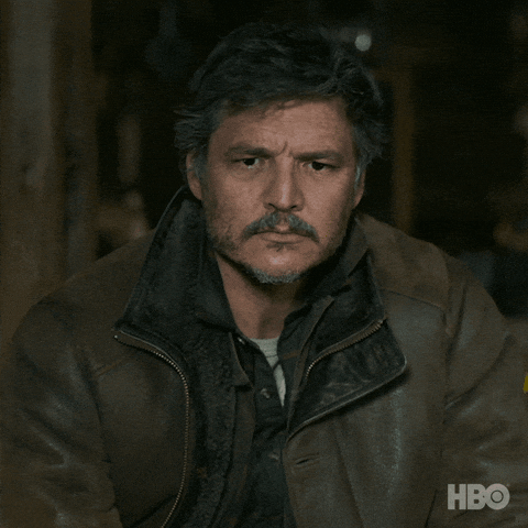 Nicolas Cage Pedro Pascal Annoyed Look GIF