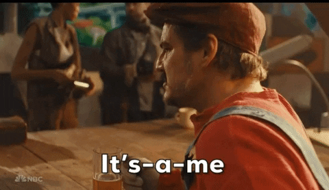 Nicolas Cage Pedro Pascal As Mario GIF