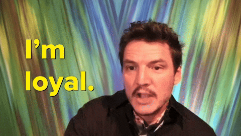 Nicolas Cage Pedro Pascal I'm Loyal GIF