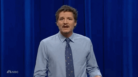 Nicolas Cage Pedro Pascal Is Confused GIF