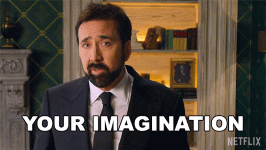Nicolas Cage Your Imagination GIF