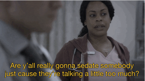 Niecy Nash Talking To Person About Serious Situation GIF