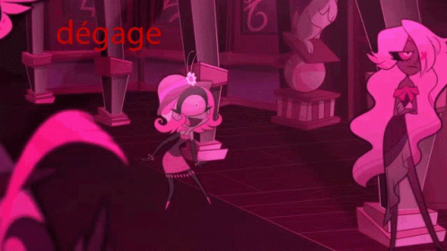 Niffty Ht By A Door Hazbin Hotel GIF