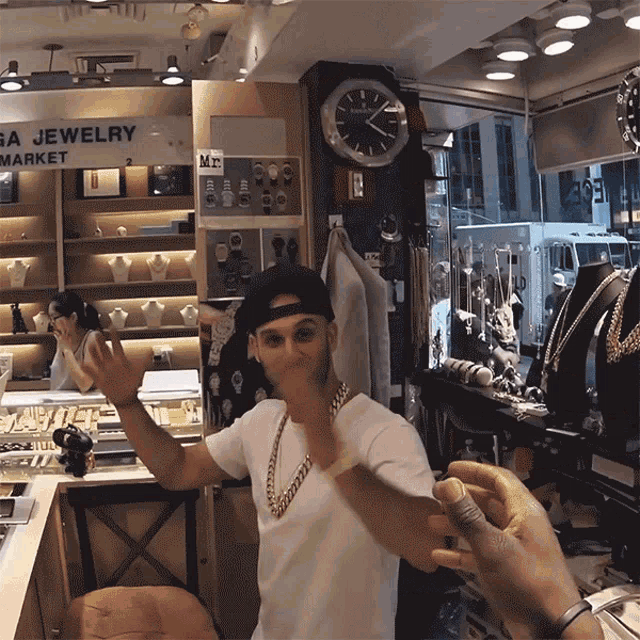 Nigel Sylvester Buying Jewelry GIF