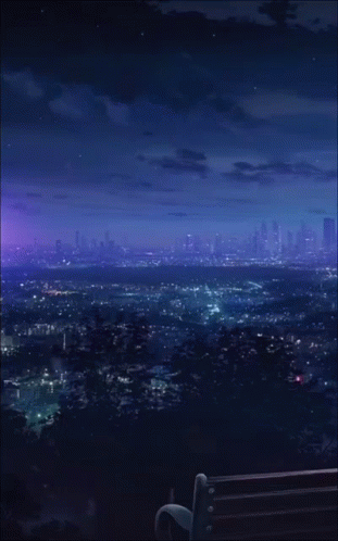 Night City Animated View GIF