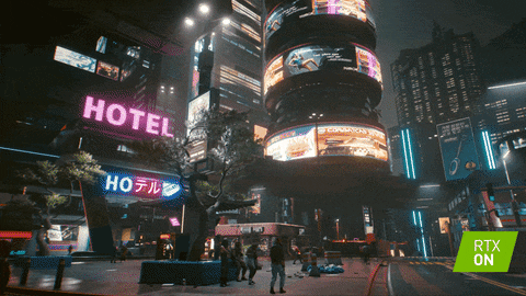 Night City In Cyberpunk 2077 GIF