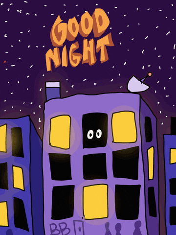 Night Eating Monster Outside House GIF