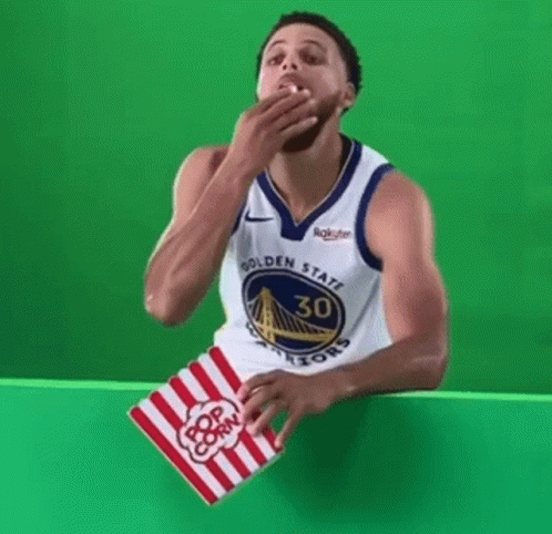 Night Night Curry Eating Popcorn GIF