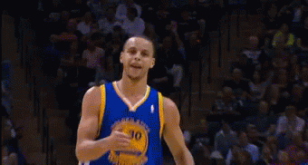 Night Night Curry Pointing Up GIF