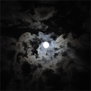 Night Sky Dark Clouds GIF