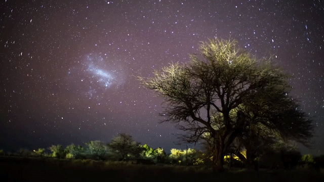 Night Sky Dreamy Galaxy GIF