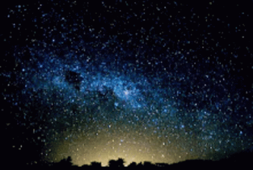 Night Sky Filled With Stars and Milky Way