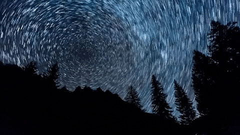 Night Sky Milky Way Loop GIF