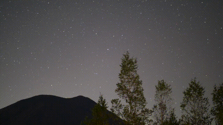 Night Sky Peaceful Niseko Japan GIF