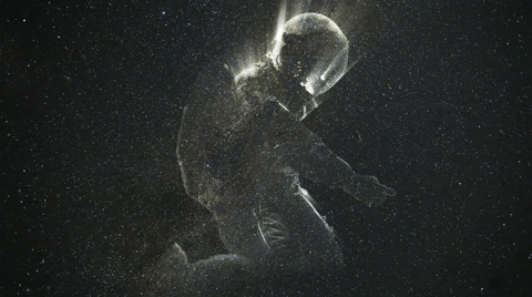 Night Sky Space Astronaut GIF