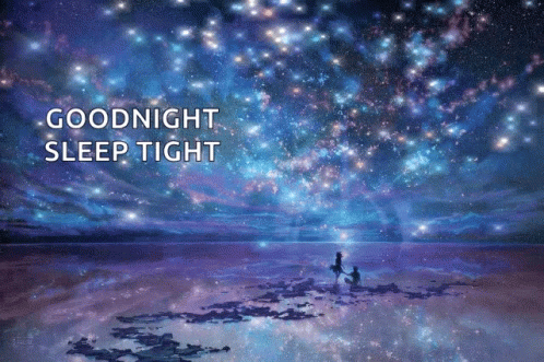 Night Sky Sparkle Romantic Couple GIF