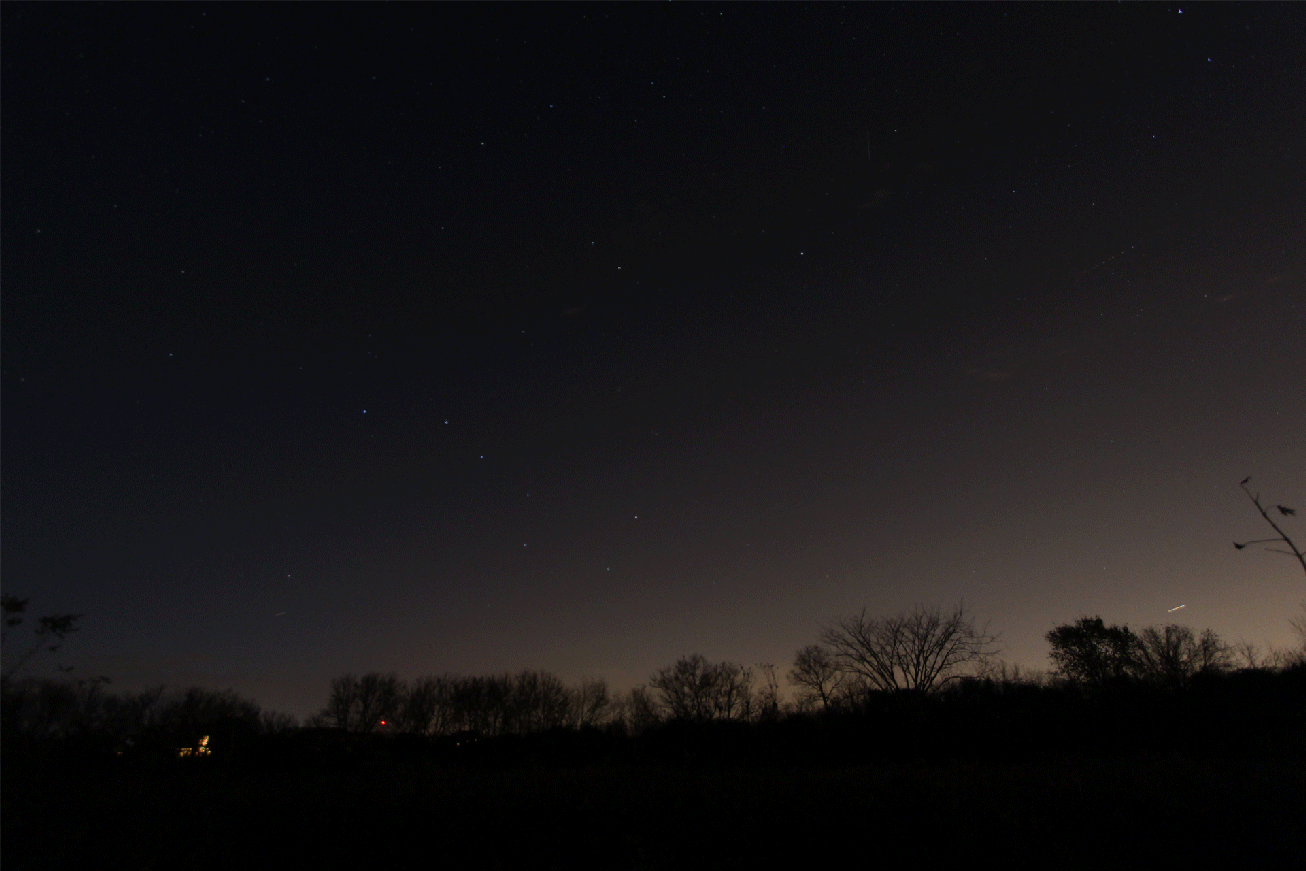 Night Sky Sunset Aesthetic GIF