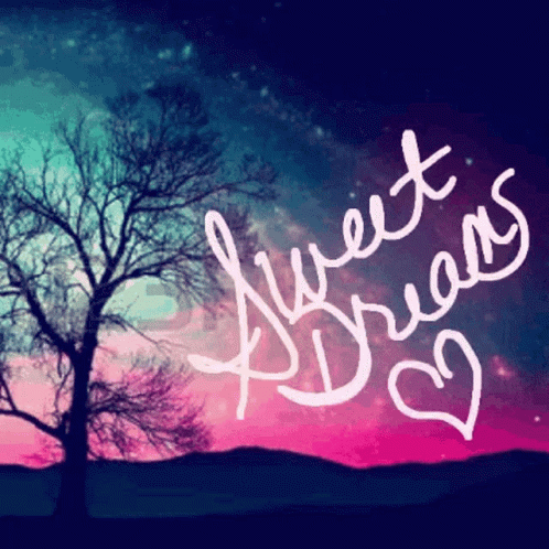 Night Sky Sweet Dreams Landscape GIF