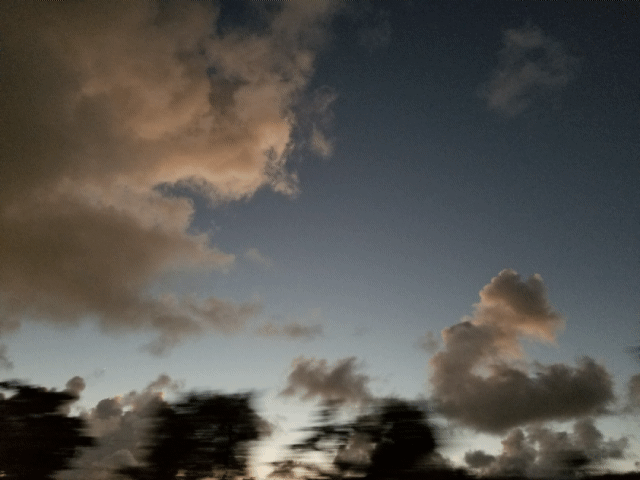 Night Sky Twilight Zone Driving GIF