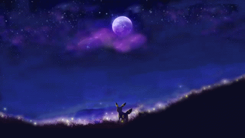 Night Sky Umbreon Pokemon GIF