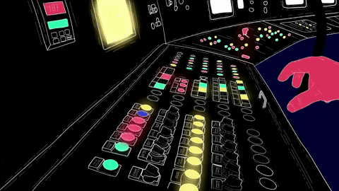 Night Vision Album Someone Twist Machine Console GIF