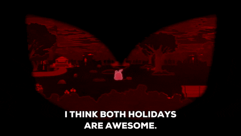 Night Vision Bunny Both Holidays Awesome GIF