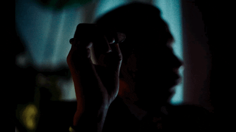 Night Vision Guy Twisting Hand GIF