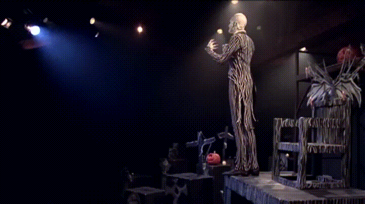 Nightmare Before Christmas Jack Musical Performance GIF