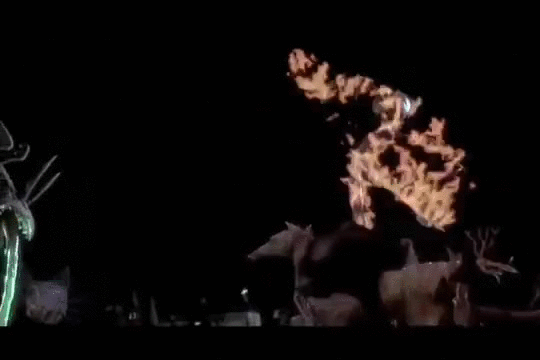 Nightmare Before Christmas Jack On Fire GIF