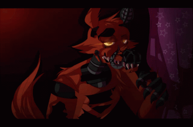 Nightmare Foxy Five Nights At Freddy's GIF