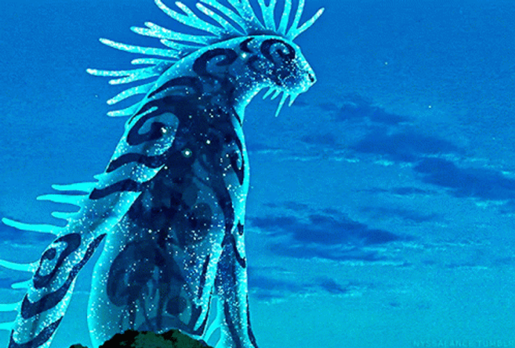 Nightwalker Godzilla Princess Mononoke  GIF
