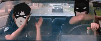 Nightwing Batman Joyride Face Swap Meme GIF