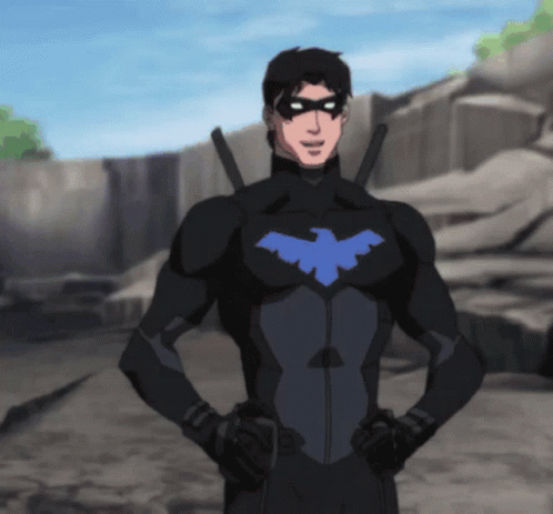 Nightwing Dick Grayson Talking GIF
