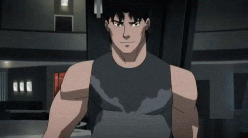 Nightwing Dick Grayson Wiping Forehead Sweat GIF