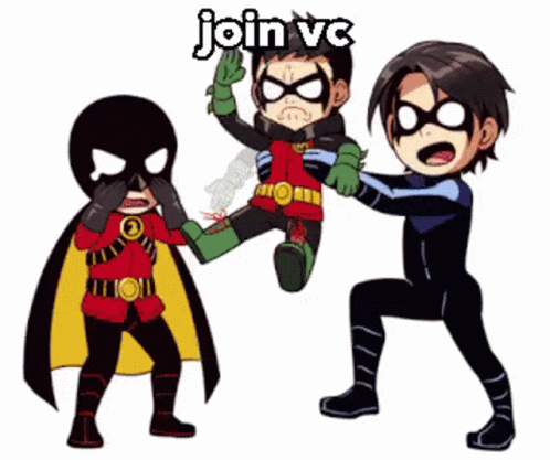 Nightwing Starfire Robin Join Vc Meme GIF