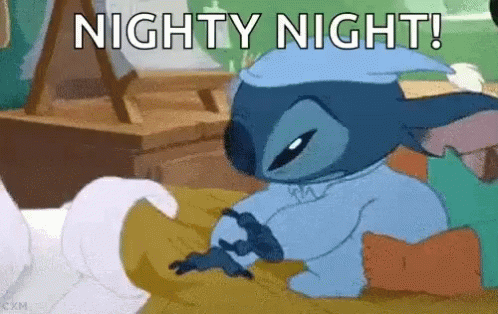 Nighty Night Stitch GIF