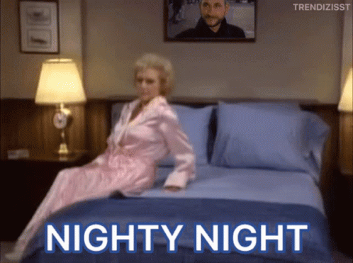 Nighty Night Woman In Pink Robe GIF
