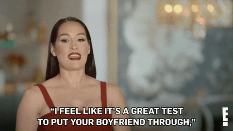 Nikki Bella The Bellas Boyfriend Test GIF