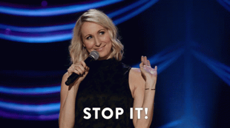 Nikki Glaser Oh Stop It GIF