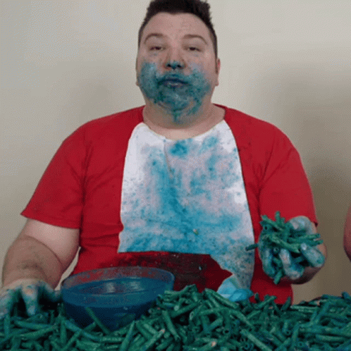 Nikocado Avocado Eating Blue Rolls GIF