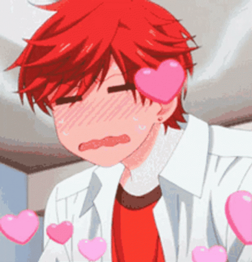 Nikoto Mikoshiba In Love Blushing Anime GIF