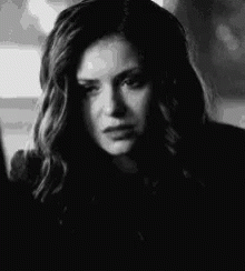 Stressed Nina Dobrev Face Palm GIF