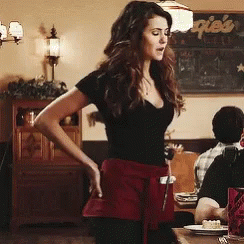 Vampire Diaries Arguing Nina Dobrev GIF