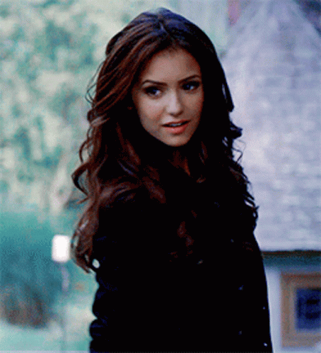 Vampire Diaries Nina Dobrev Stare GIF